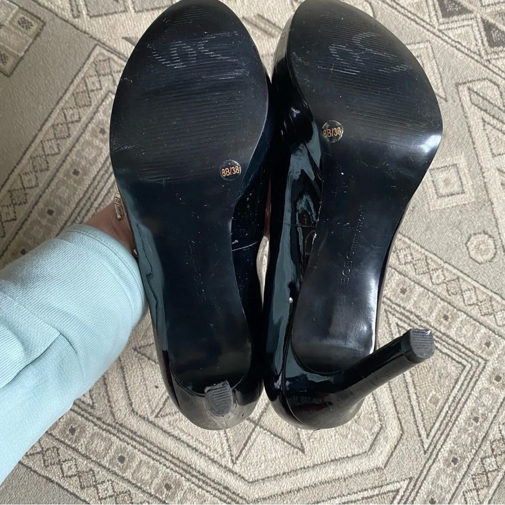 BCBGeneration Tina Black Platform Heels